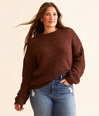 Chenille Checkered Sweater