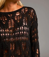 Open Stitch Sweater