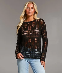 Open Stitch Sweater