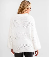 Pointelle Eyelash Sweater