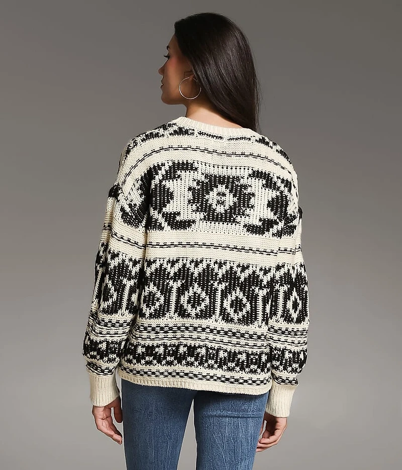 Reverse Yarn Sweater