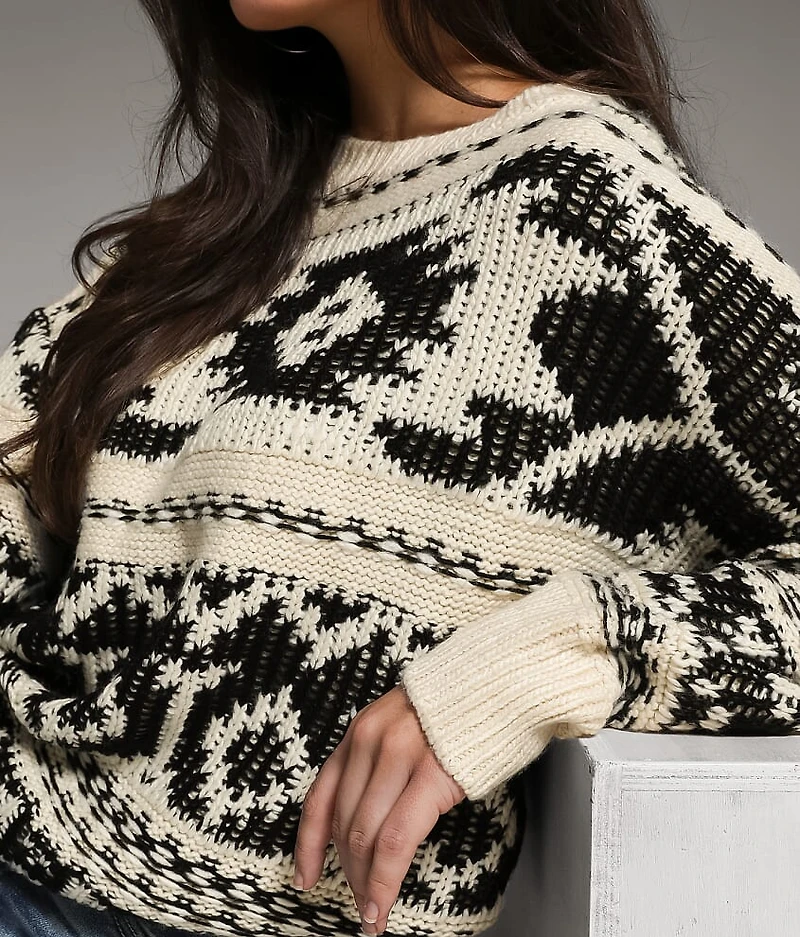Reverse Yarn Sweater