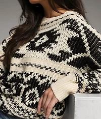 Reverse Yarn Sweater