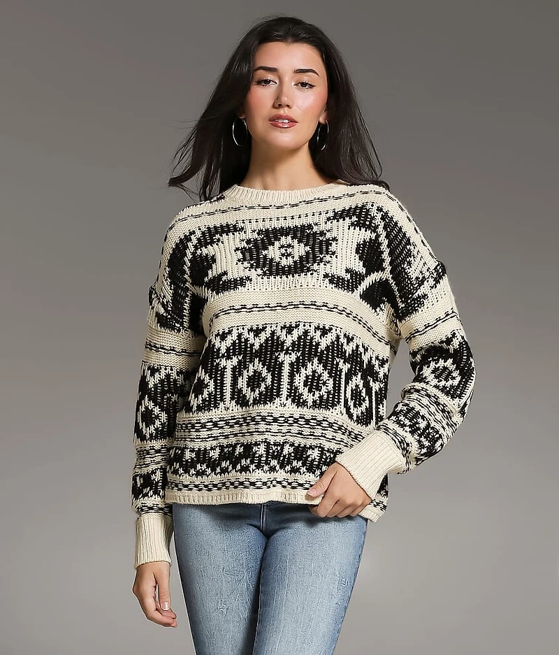 Reverse Yarn Sweater