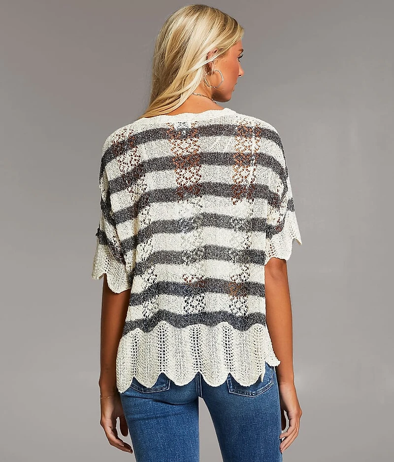 Dolman Striped Sweater