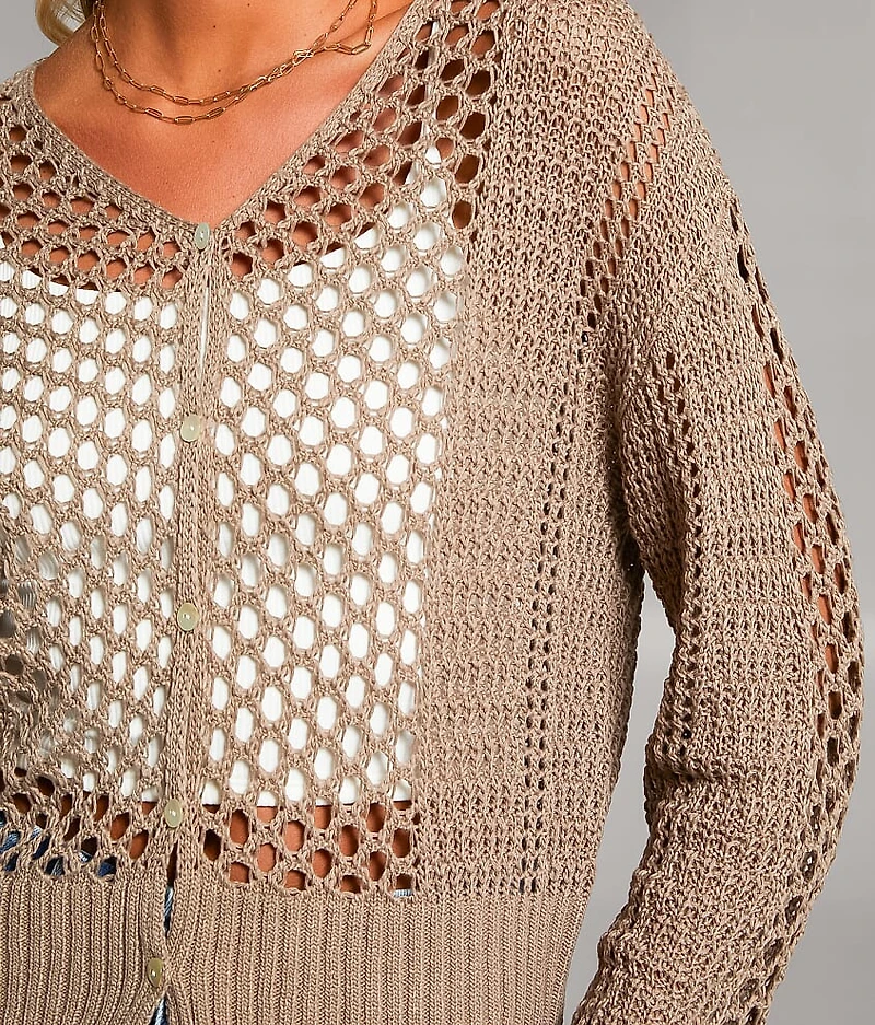 Knit Cardigan Sweater