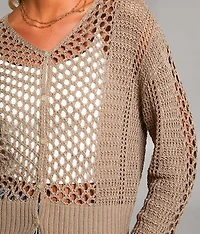 Knit Cardigan Sweater