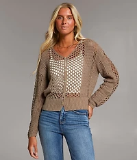 Knit Cardigan Sweater