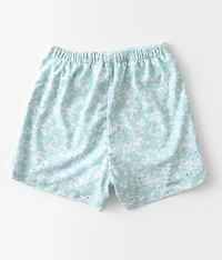 Girls - Floral Eyelet Wrap Skort