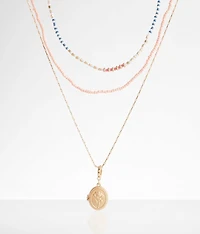 3 Pack Locket Necklace Set