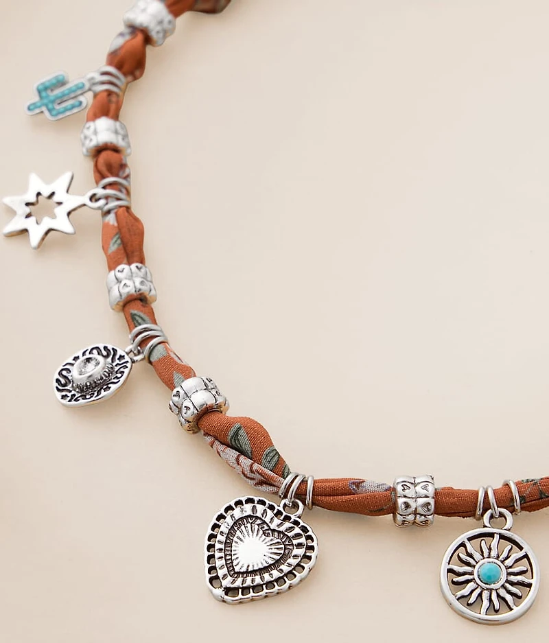 Scarf Charm Necklace