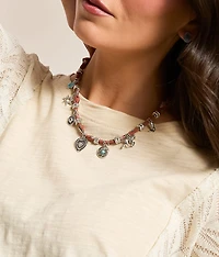 Scarf Charm Necklace