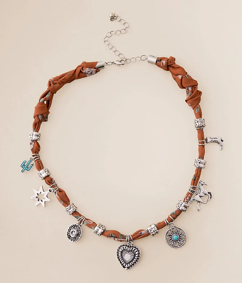 Scarf Charm Necklace