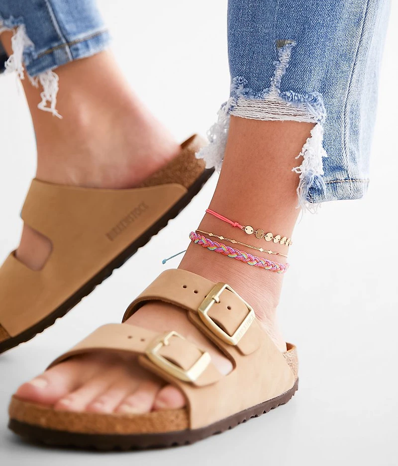3 Pack Beach Ankle Bracelet Set