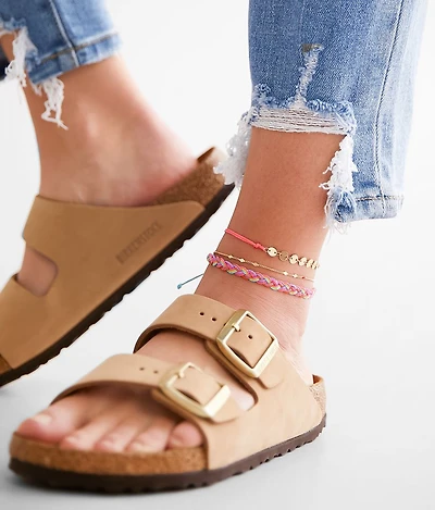 3 Pack Beach Ankle Bracelet Set