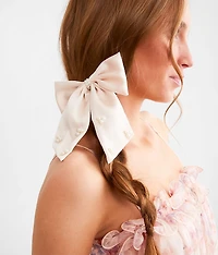 2 Pack Satin Hair Barrette Set