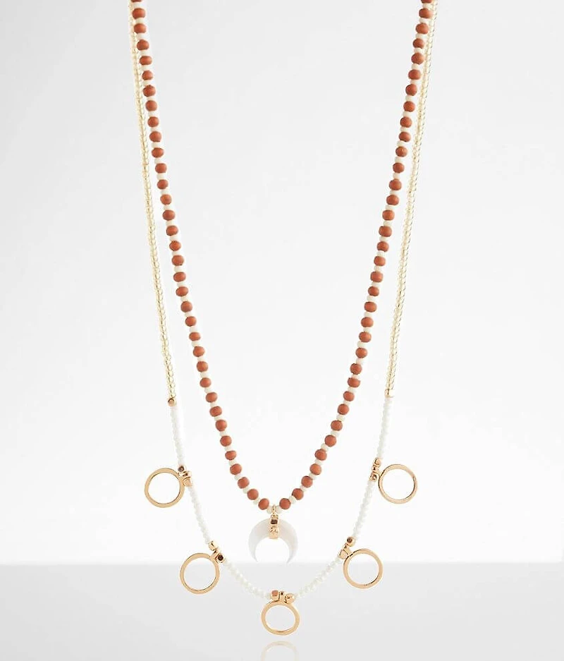Beaded 2 Pack Necklace Set