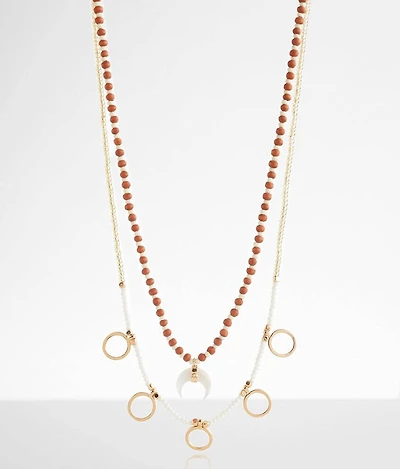 Beaded 2 Pack Necklace Set