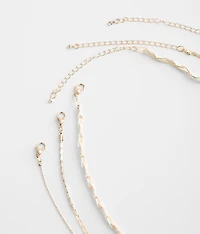 3 Pack Assorted Chain Necklace Set