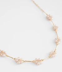 Beaded Flower Necklace