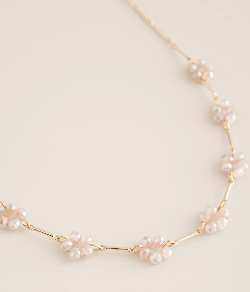 Beaded Flower Necklace