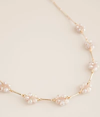 Beaded Flower Necklace