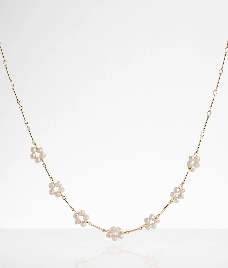 Beaded Flower Necklace