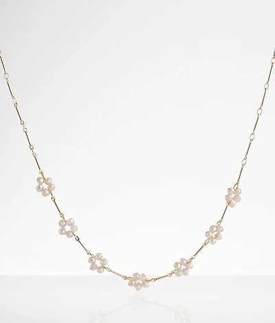 Beaded Flower Necklace