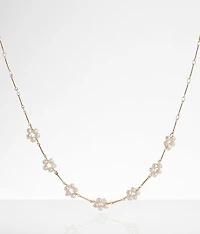Beaded Flower Necklace