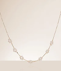 Beaded Flower Necklace