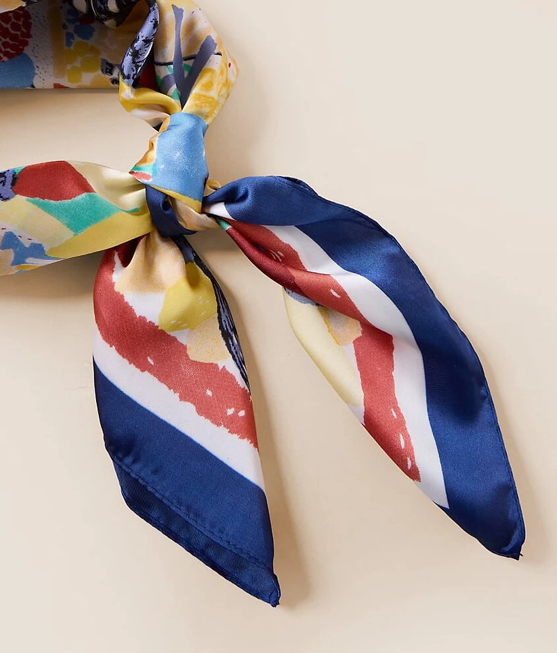 Mixed Print Fashion Scarf