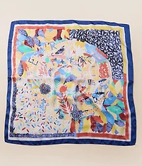 Mixed Print Fashion Scarf