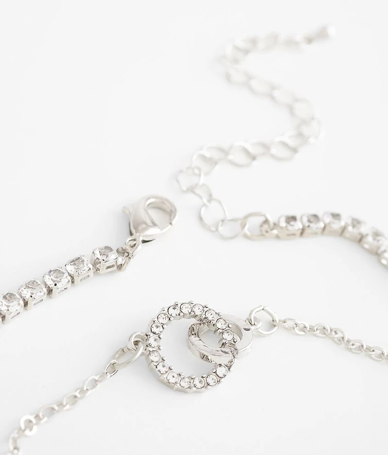 2 Pack Glitz Necklace Set