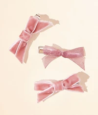 6 Pack Bow Hair Clips