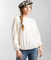 Lace Applique Pullover