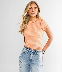 Textured Neon Top