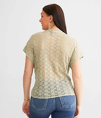Surplice Twist Front Top