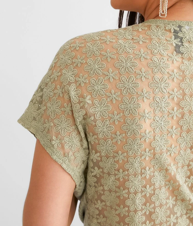 Surplice Twist Front Top