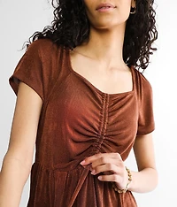 Cinch Tie Babydoll Top