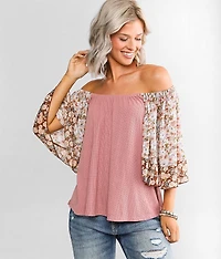 Flowy Ribbed Top