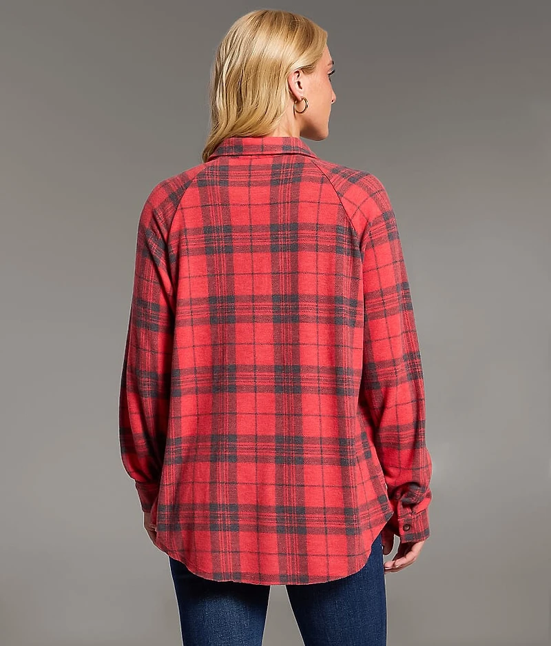 Eased Plaid Shirt