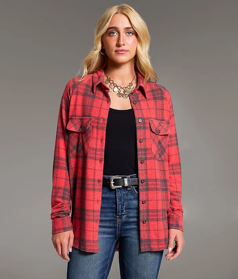 Eased Plaid Shirt
