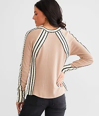 Waffle Knit Top
