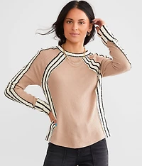Waffle Knit Top