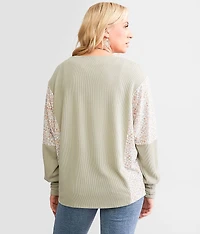 Pieced Floral Top