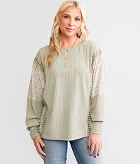 Pieced Floral Top