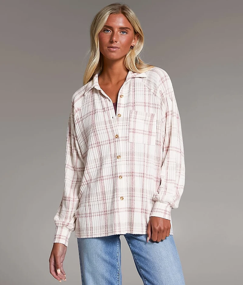 Eased Plaid Shirt