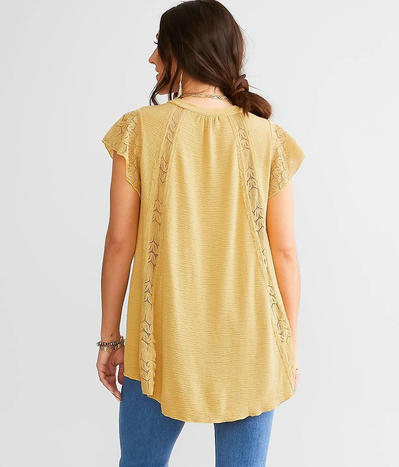 Textured Lace Top