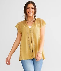 Textured Lace Top
