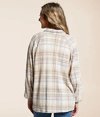Plaid Knit Shirt